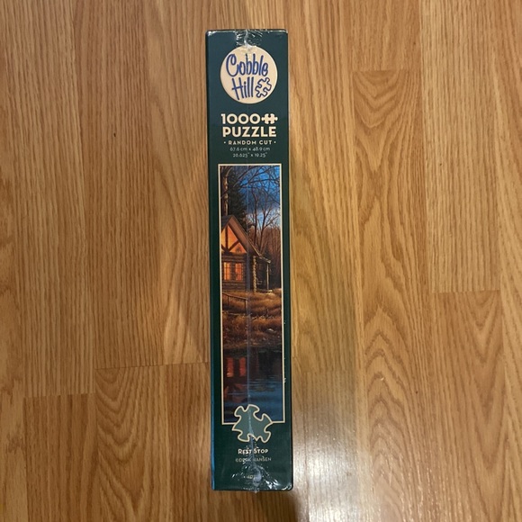 Cobble Hill 1000 piece puzzle - cabin/woods/geese scene - NWOT - Picture 5 of 6